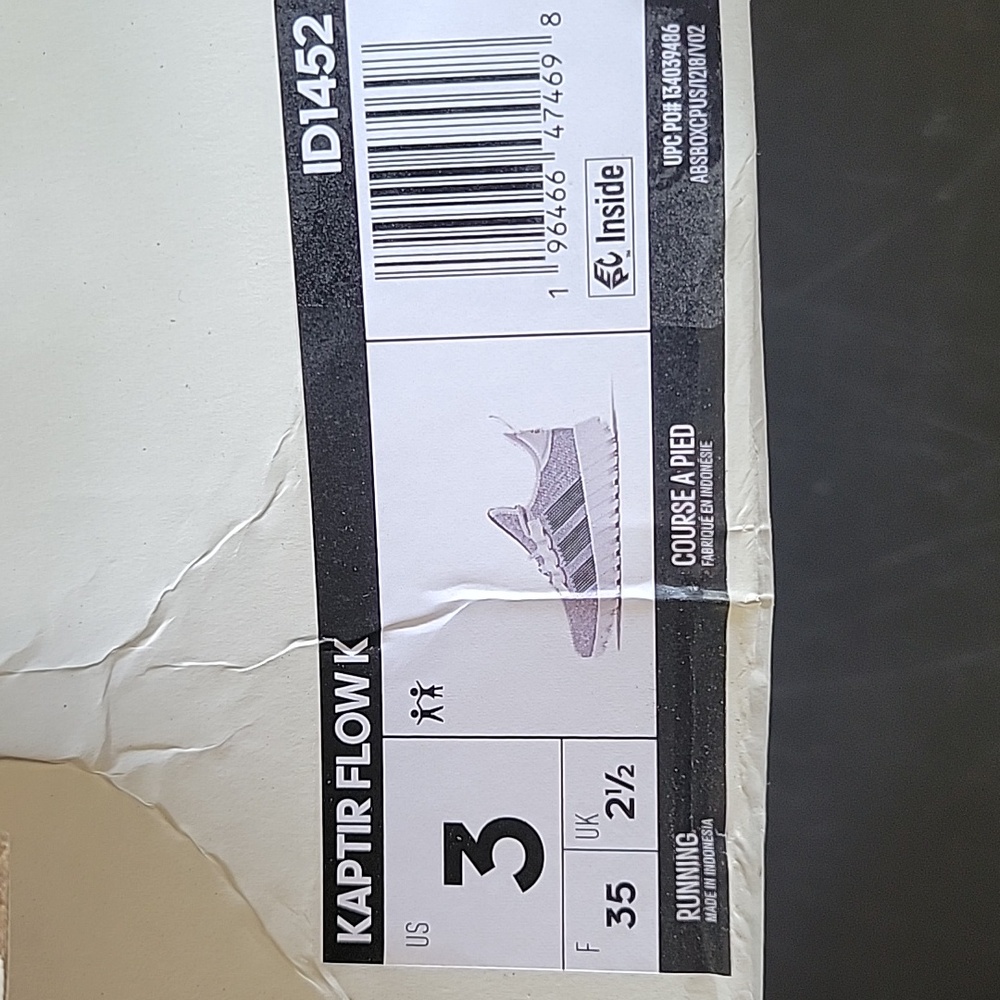Adidas Size 3 Kaptir Sneakers - Picture 6 of 6